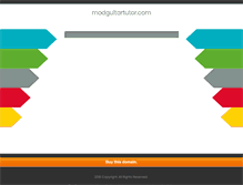Tablet Screenshot of modguitartutor.com